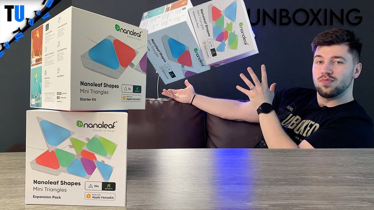 Unboxing and Setting up the Nanoleaf Starter Kit and Expansion Pack